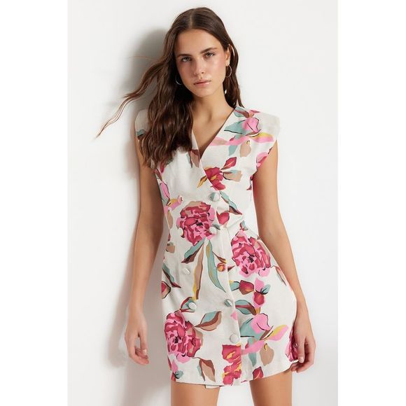Shop Trendyol A-Line Mini Skater Dress Online In Qatar